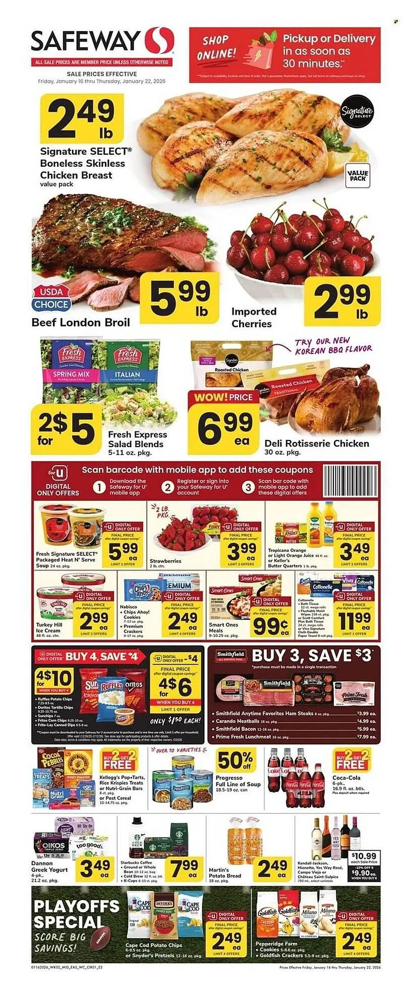 Weekly ad Safeway weekly ad from January 16 to January 22 2026 - Page 1