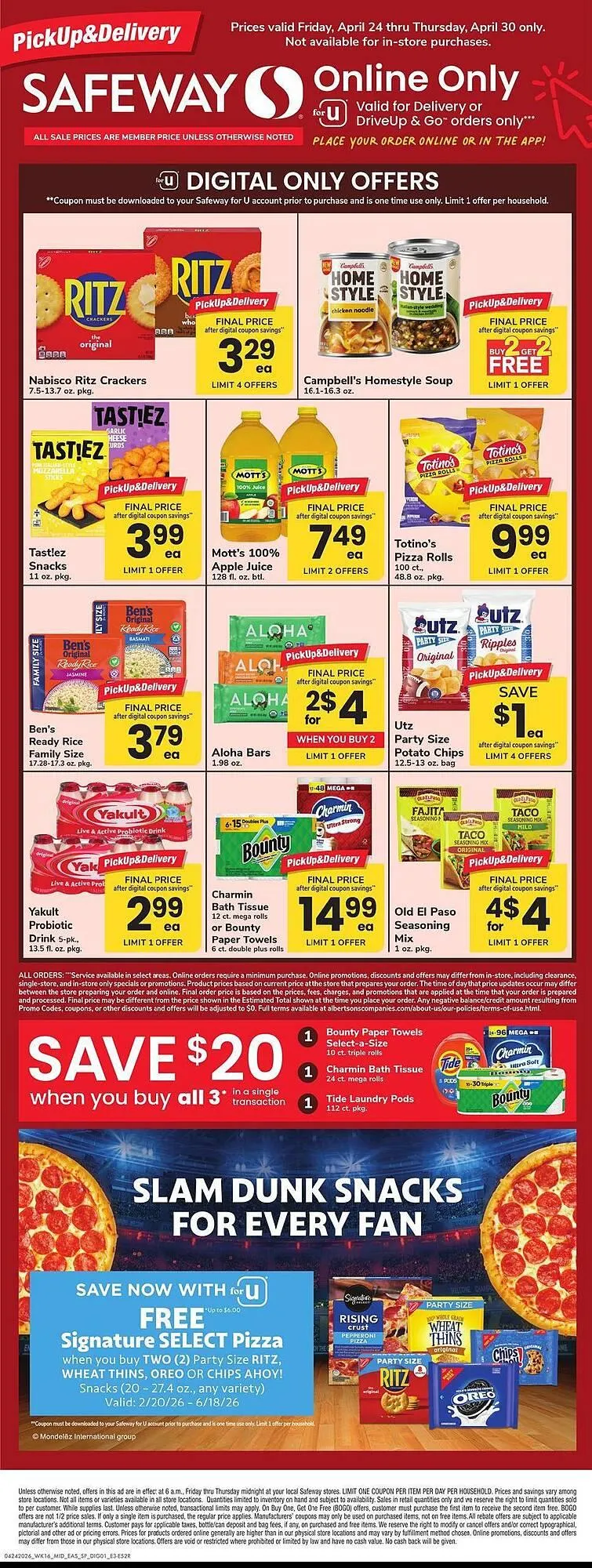 Weekly ad Safeway weekly ad from April 24 to April 30 2026 - Page 1