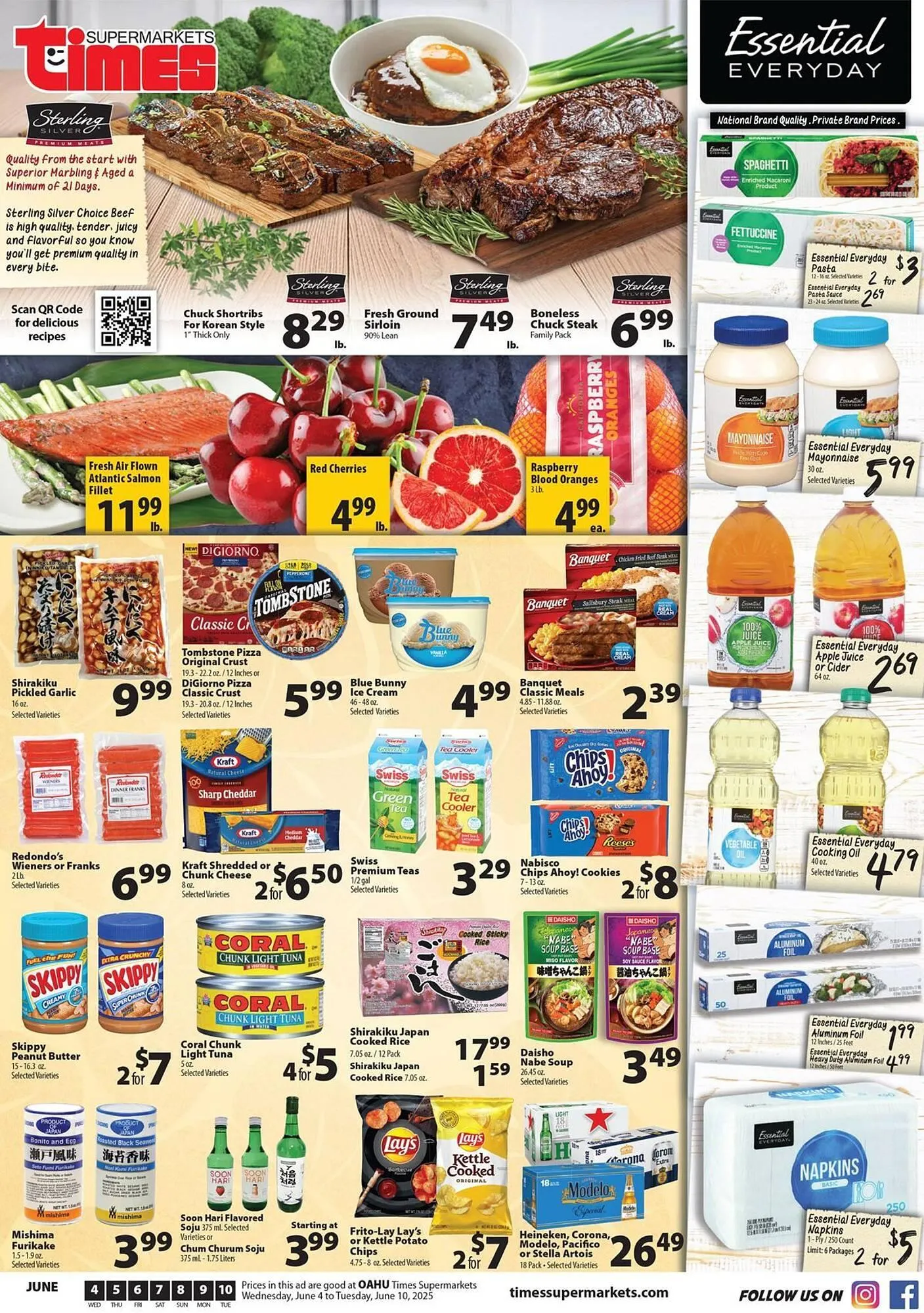 Weekly ad Times Supermarkets Weekly Ad from June 4 to June 10 2025 - Page 1