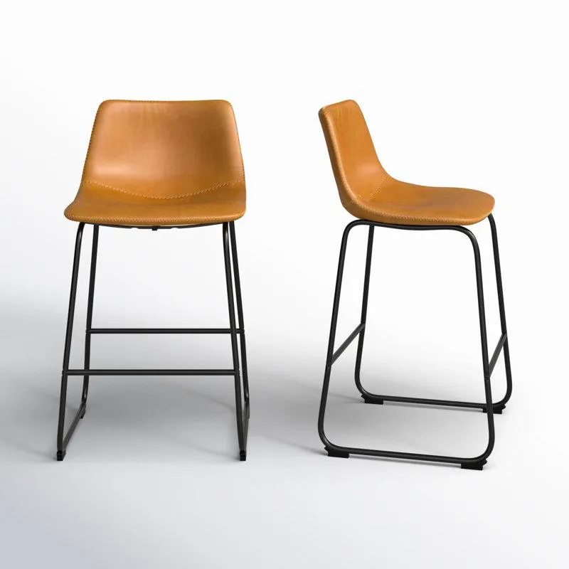 Nia Vegan Leather Bar & Counter Stool