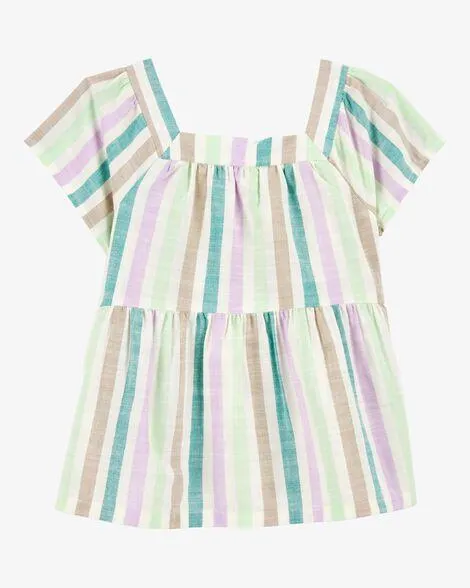 Baby Striped Short-Sleeve Fashion Top