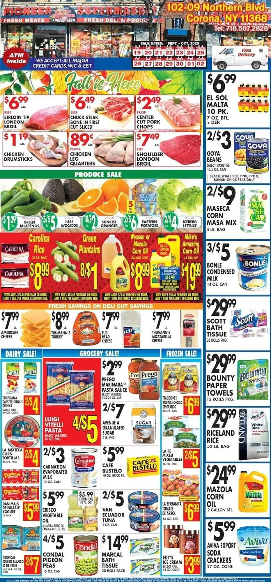 Weekly ad Pioneer Supermarkets weekly ad from September 19 to October 2 2025 - Page 1