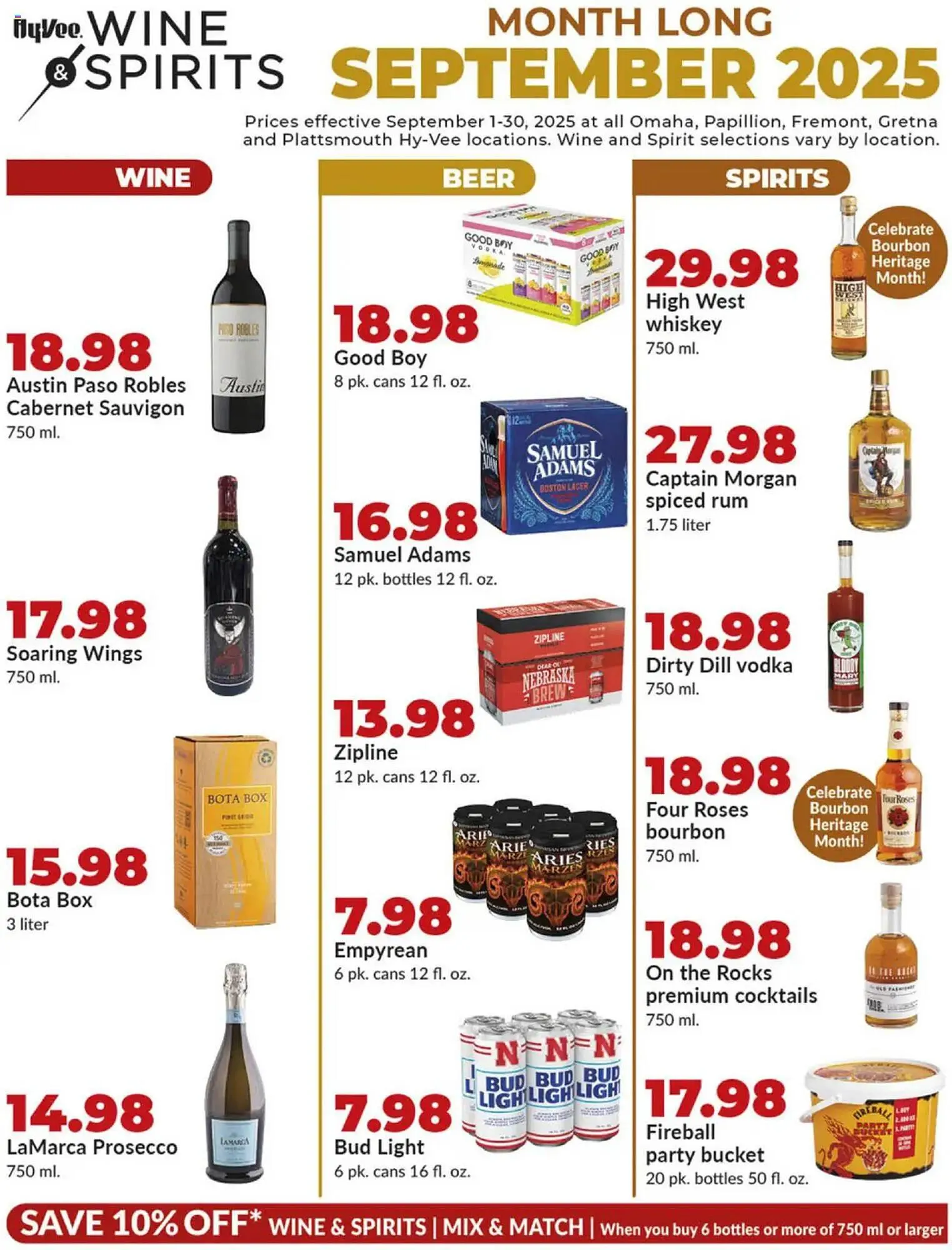 Weekly ad Hy-Vee Weekly Ad from September 1 to September 30 2025 - Page 1