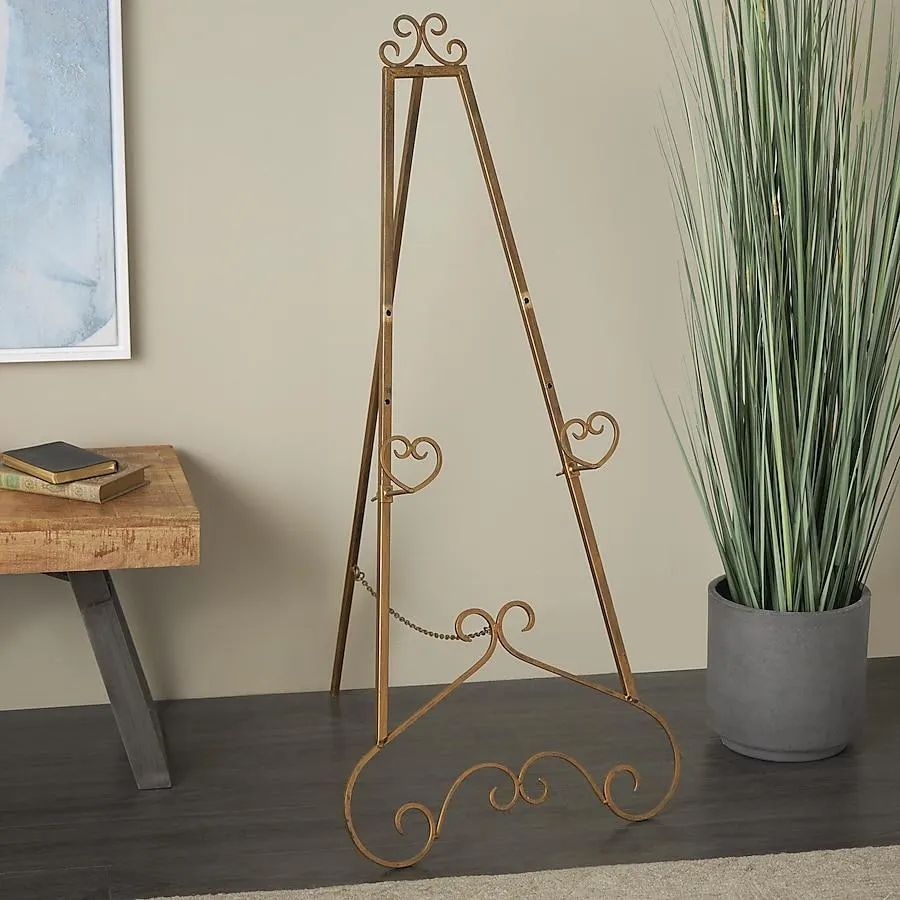 Grayson Lane Gold Iron Country Decorative easel