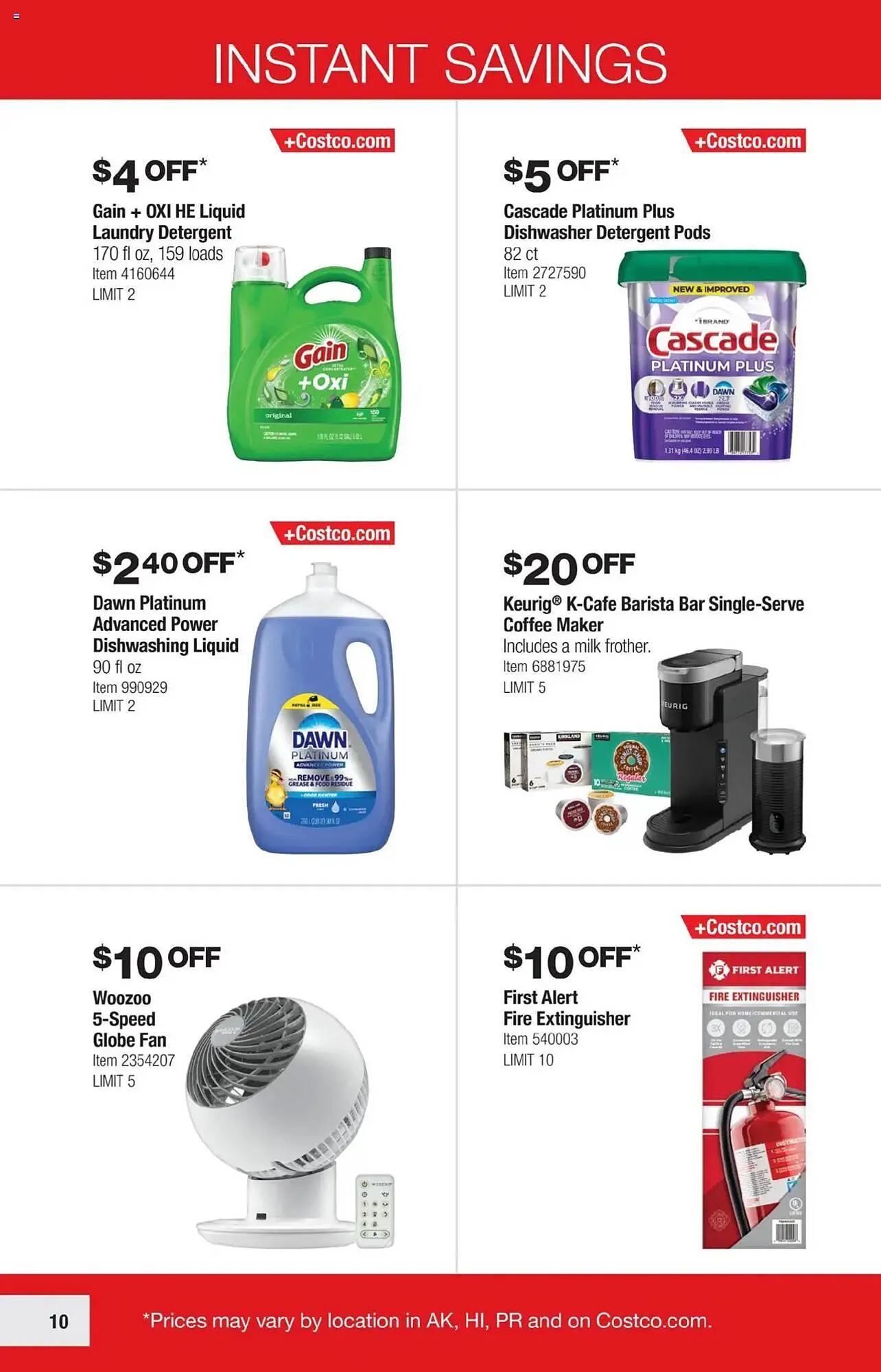 Catálogo de Costco Weekly Ad 9 de abril al 4 de mayo 2025 - Página 10