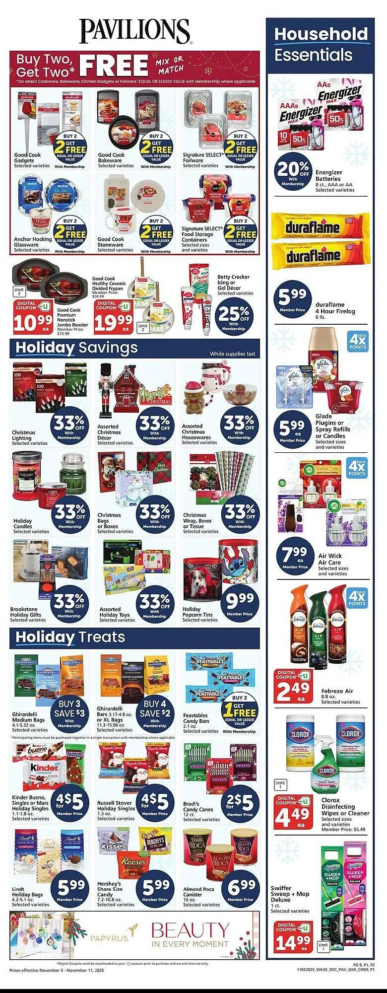 Weekly ad Pavilions weekly ad from November 5 to November 11 2025 - Page 9