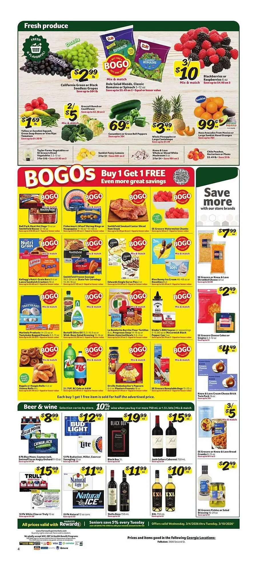 Weekly ad Harveys Supermarkets weekly ad from March 4 to March 10 2026 - Page 6