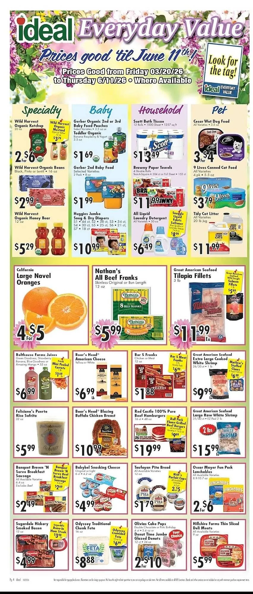 Weekly ad Ideal Food Basket circular from March 20 to March 26 2026 - Page 4