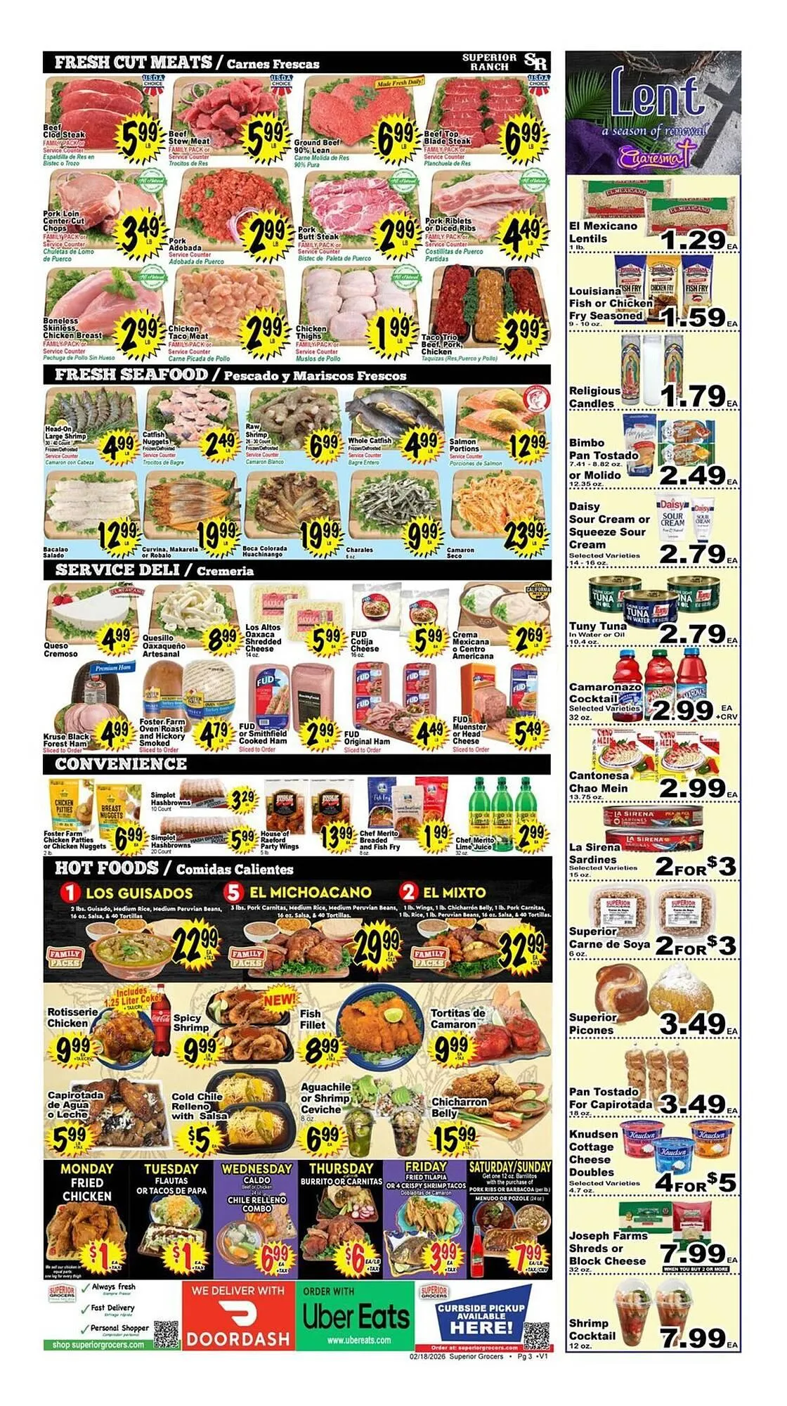 Weekly ad Superior Grocers weekly ad from February 18 to February 24 2026 - Page 3