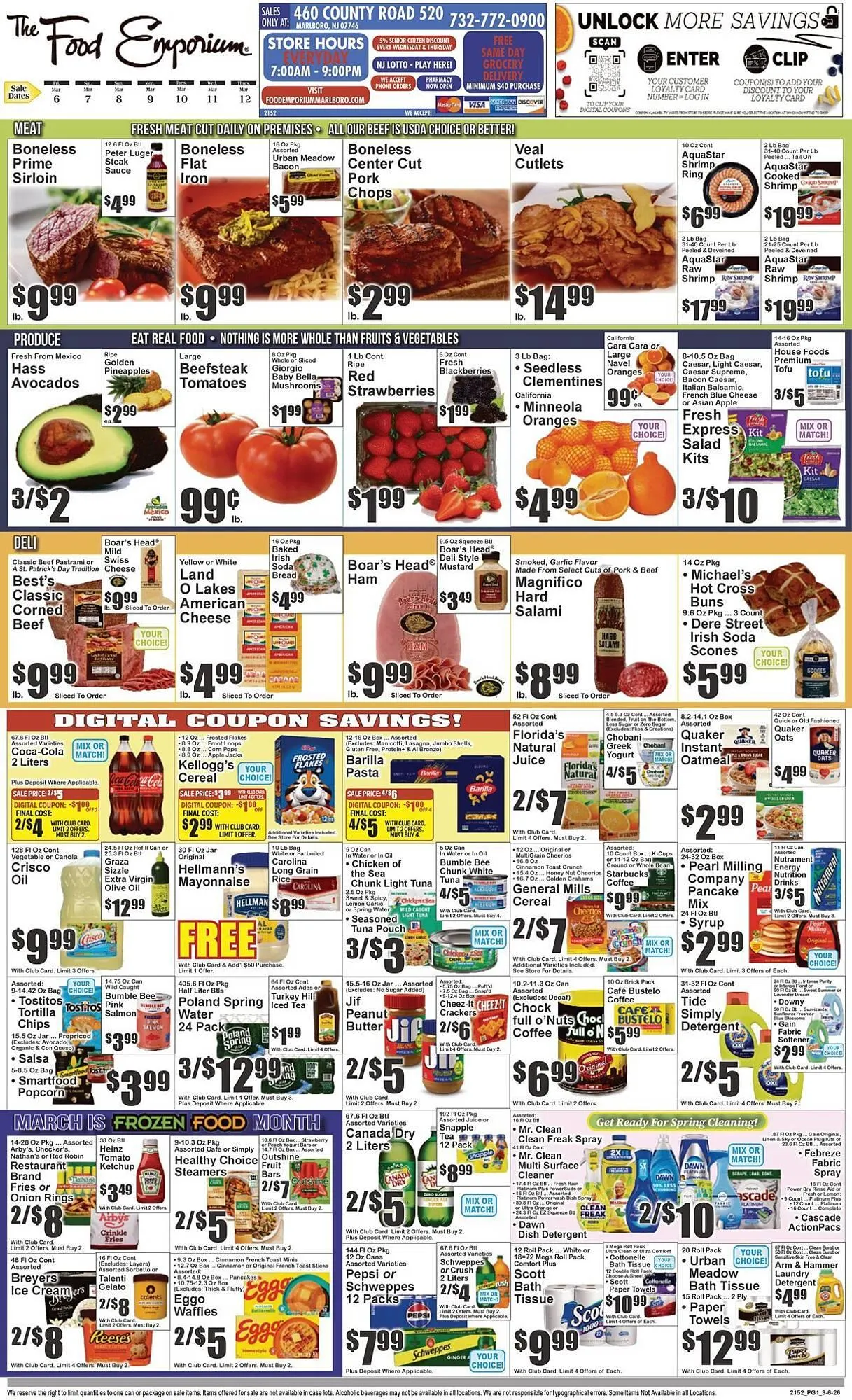 Weekly ad The Food Emporium circular from March 6 to March 12 2026 - Page 1