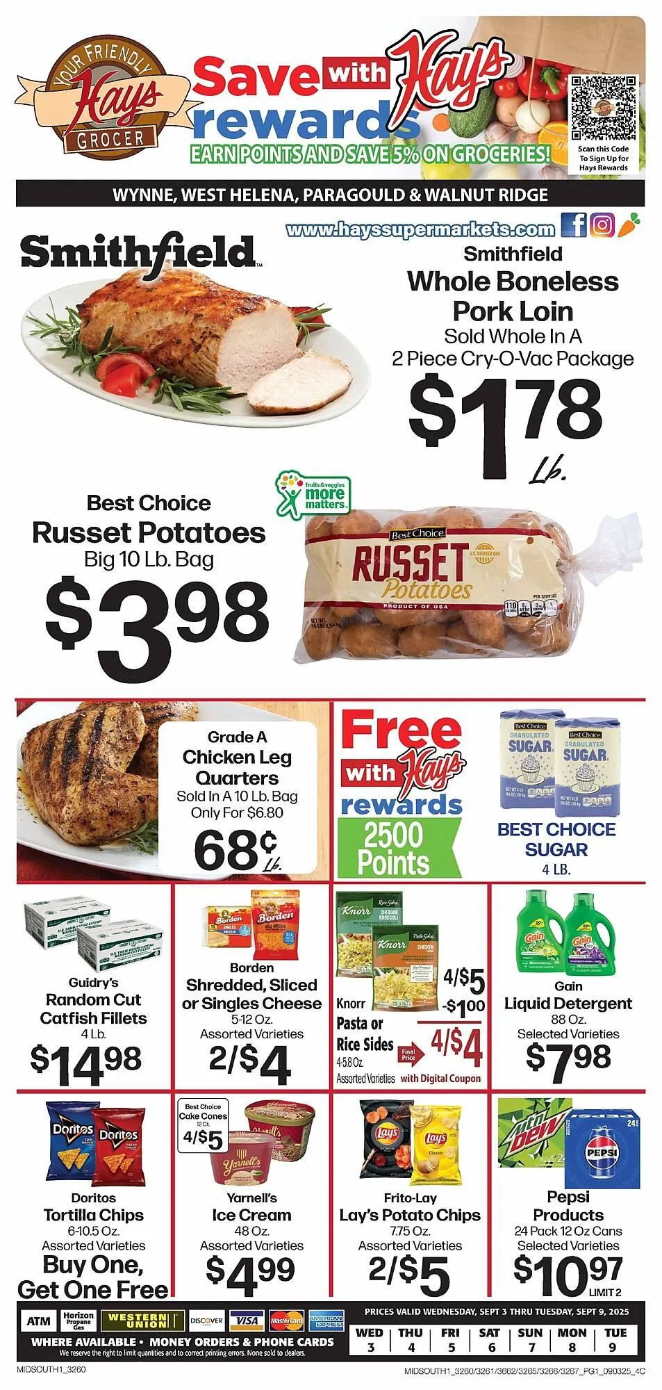 Weekly ad Hays Supermarket weekly ad from September 10 to September 16 2025 - Page 1