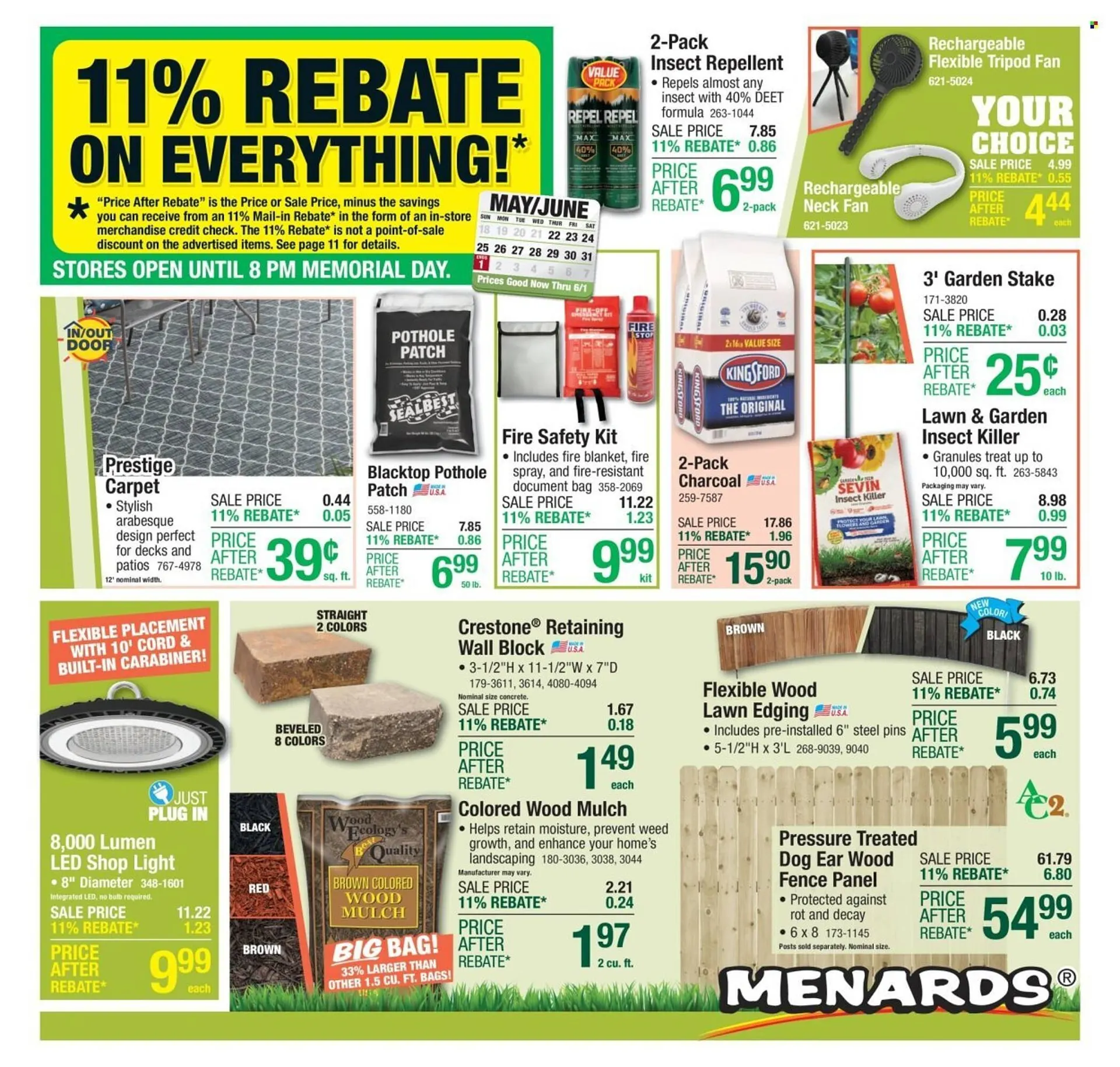 Weekly ad Menards Weekly Ad from May 22 to June 1 2025 - Page 1