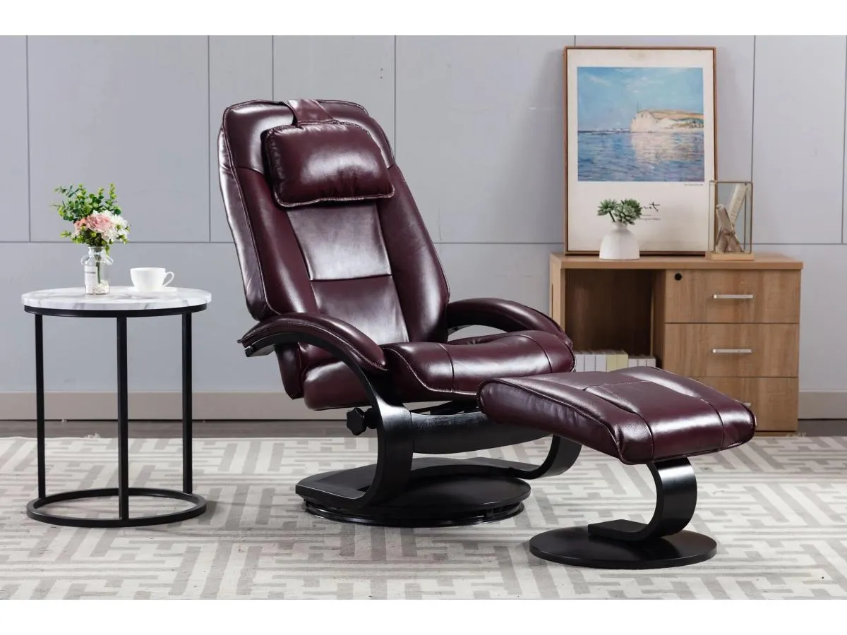 Relax-R Brampton Manual Recliner and Ottoman