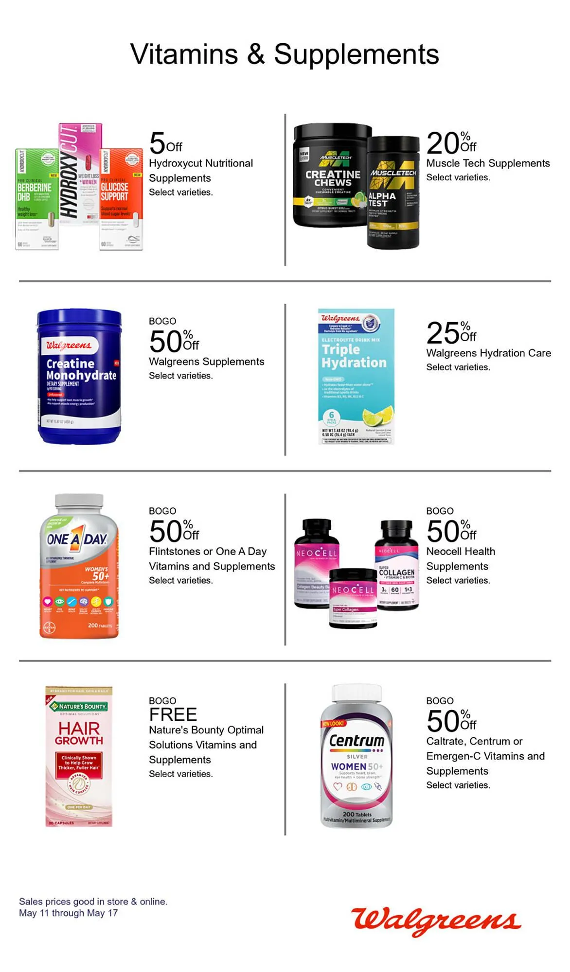 Weekly ad Walgreens Weekly Ad from May 11 to May 17 2025 - Page 8