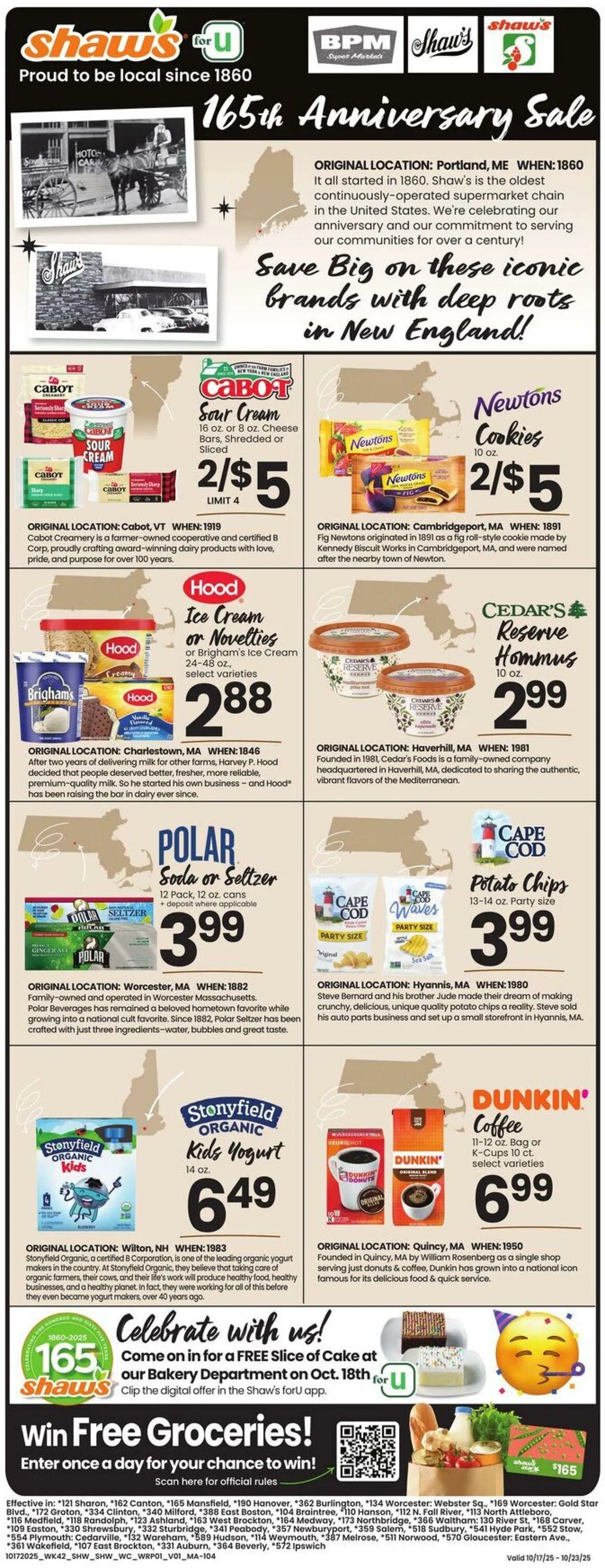 Weekly ad Shaws from October 17 to October 23 2025 - Page 1