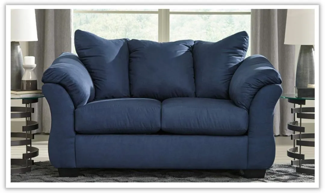 Darcy Loveseat With Pillow Arms