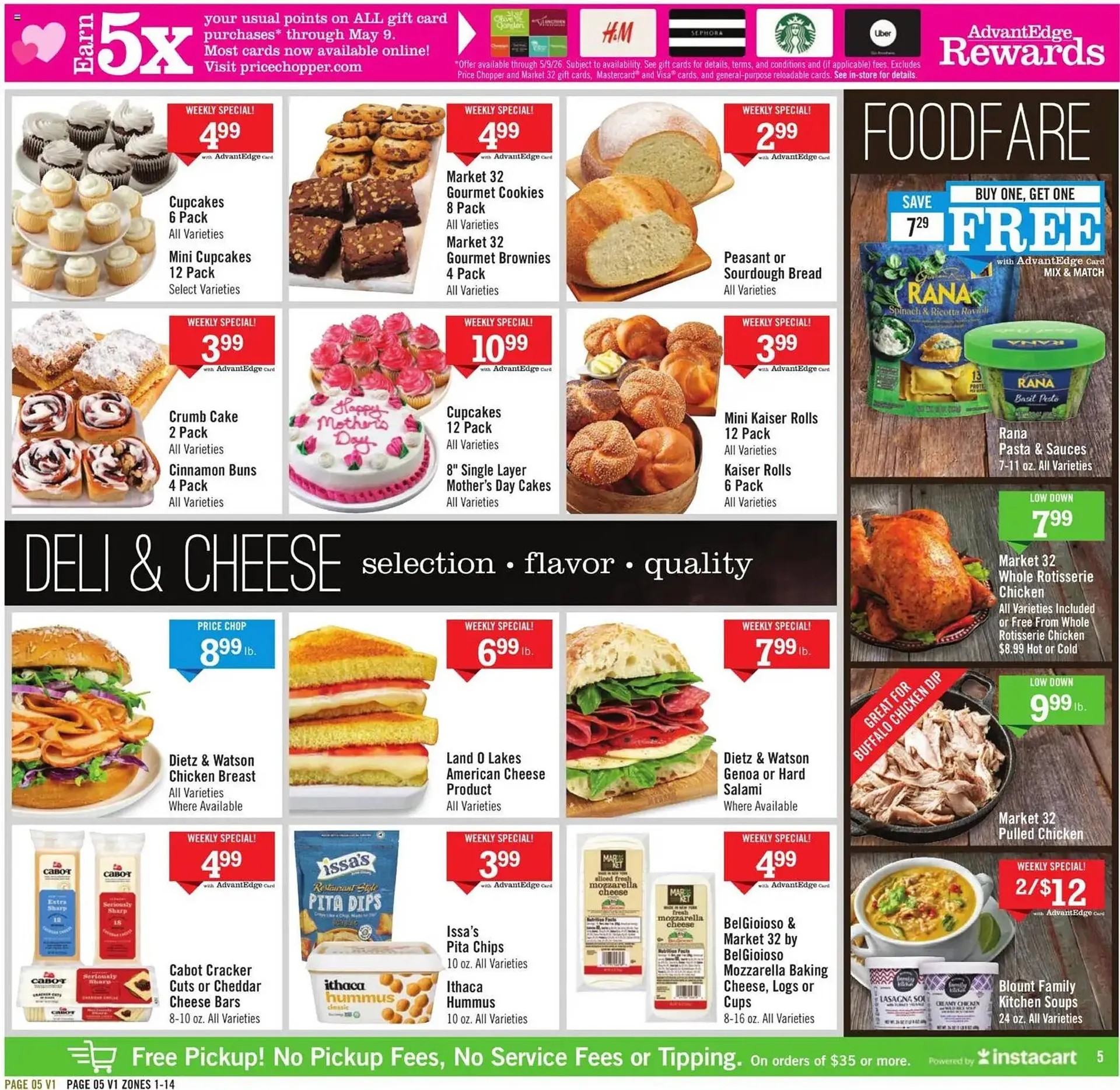 Weekly promotion Price Chopper weekly ad spanning from May 3 to May 10 2026 - Page 5 for Catalogue 365