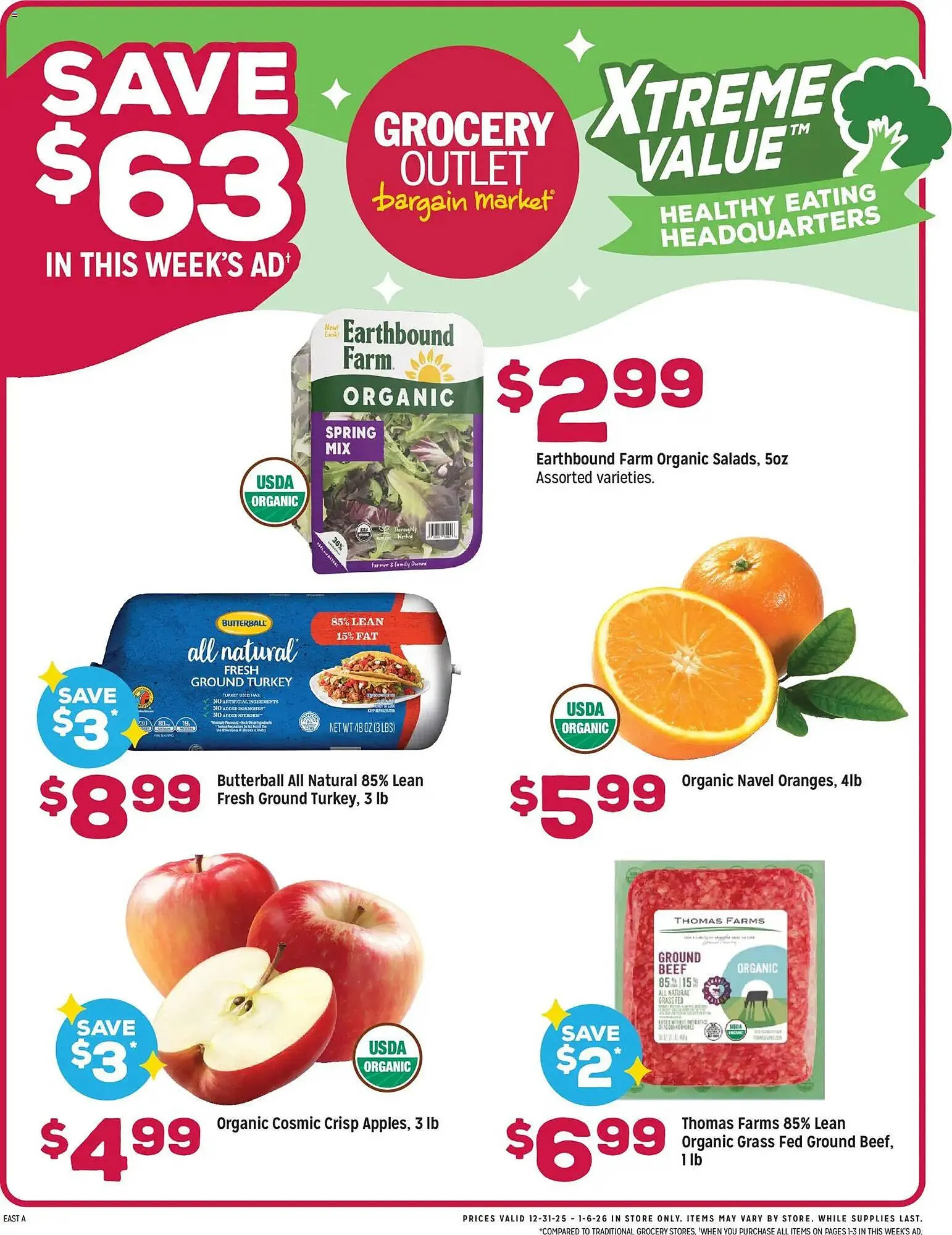 Weekly ad Grocery Outlet weekly ad from December 31 to January 6 2026 - Page 1