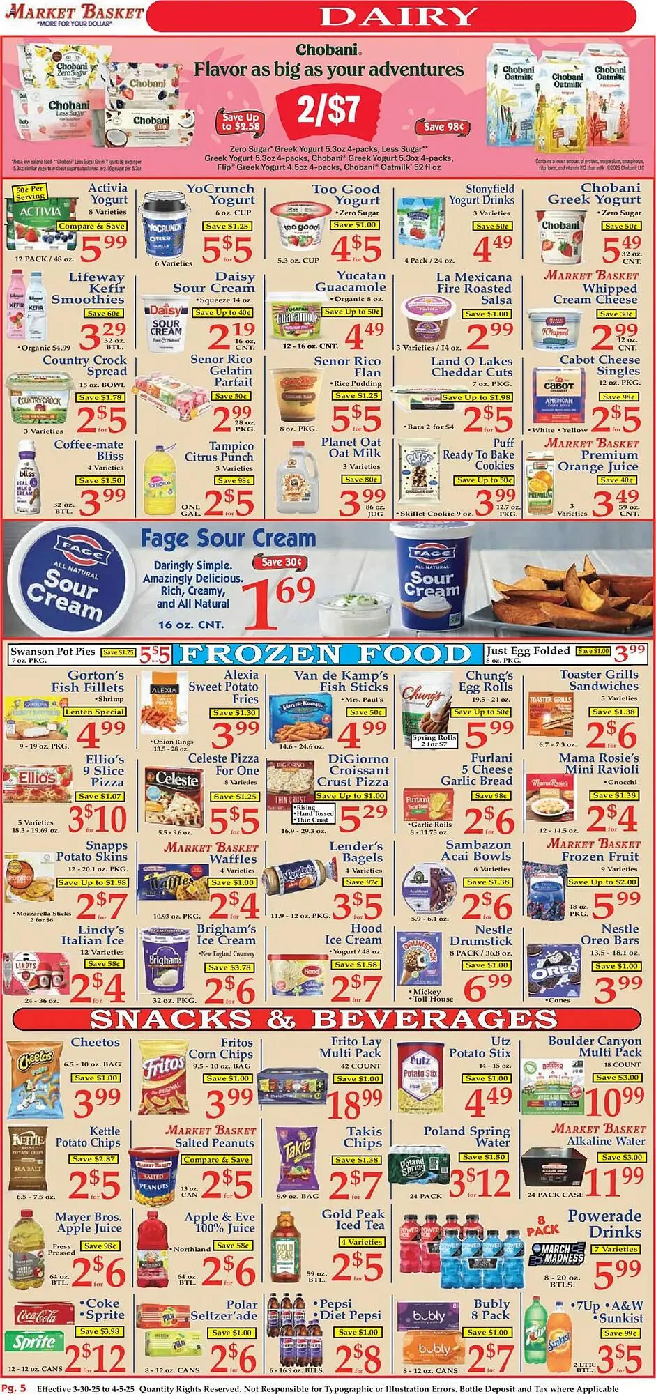 Weekly ad Market Basket Weekly Ad from March 30 to April 5 2025 - Page 5