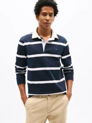 Regular Fit Long-Sleeve Rugby Polo