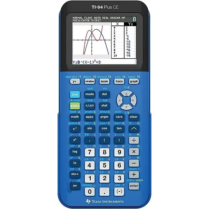 Texas Instruments TI‑84 Plus CE Graphing Calculator,