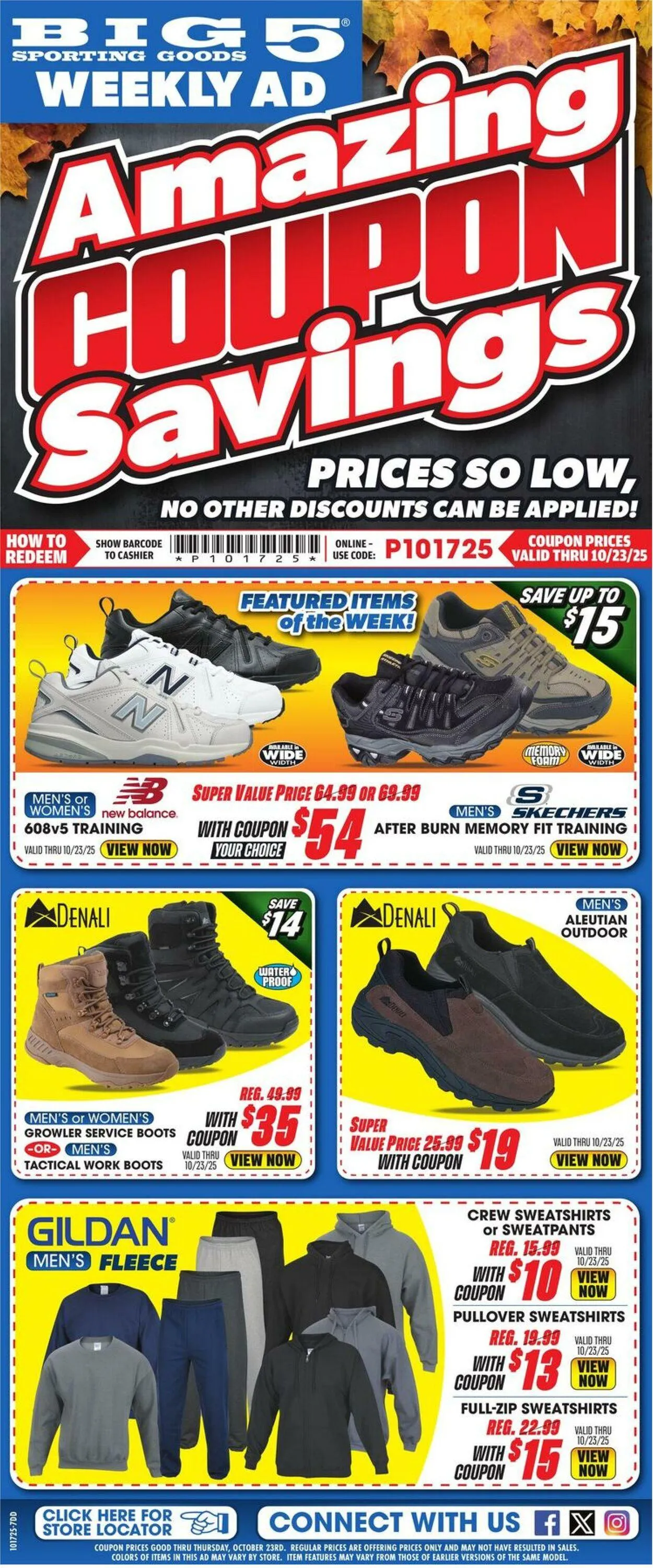 Weekly ad Big 5 Current weekly ad from October 17 to October 23 2025 - Page 1