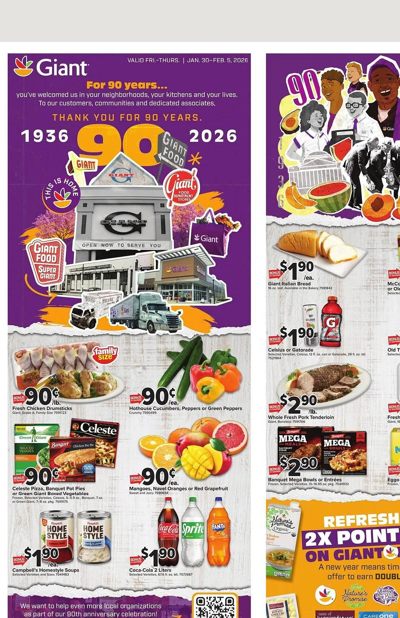 Giant Food weekly ad - 1