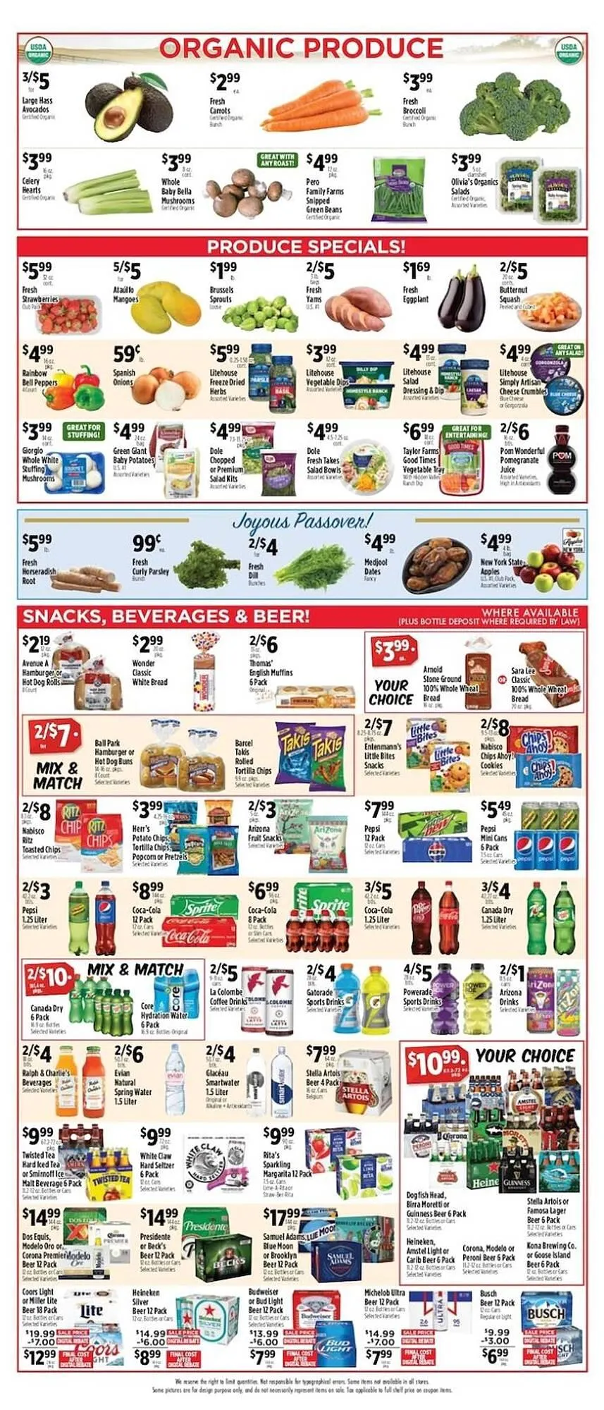 Weekly promotion Pioneer Supermarkets weekly ad spanning from March 29 to April 4 2026 - Page 8 for Catalogue 365