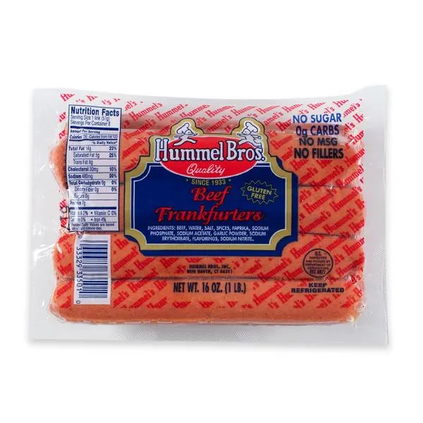 Hummel Bros. Beef Frankfurters