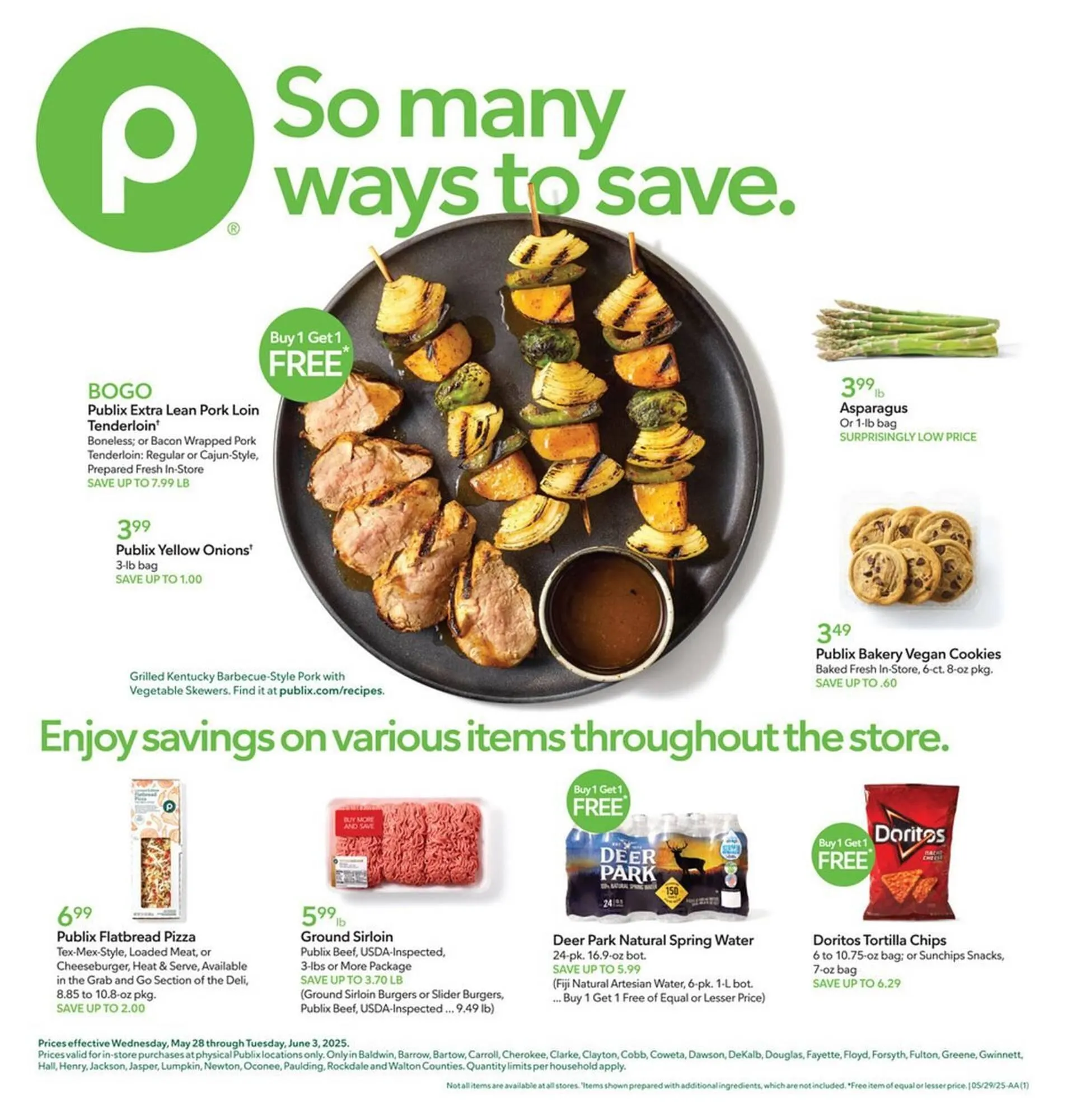 Weekly ad Publix Weekly Ad from May 28 to June 3 2025 - Page 1