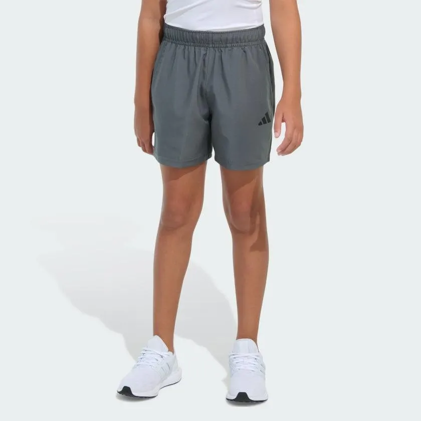 adidas Elastic Waistband Essentials Small Logo Woven Shorts