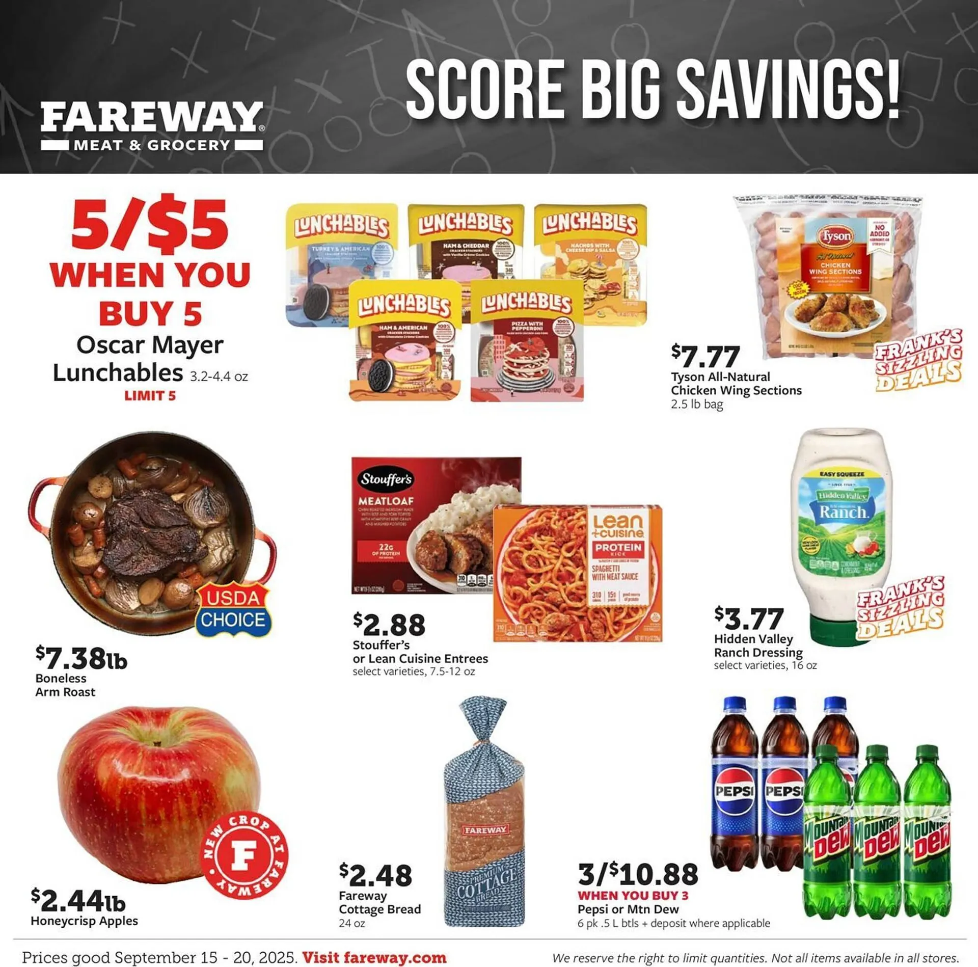 Weekly ad Fareway weekly ad from September 14 to September 20 2025 - Page 1