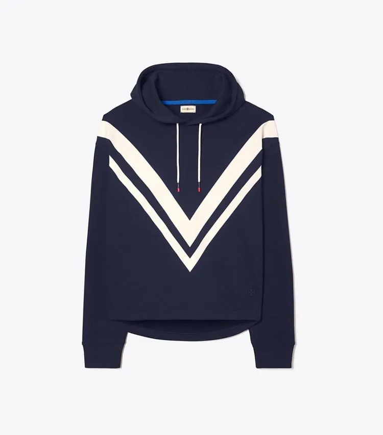 FRENCH TERRY CHEVRON HOODIE