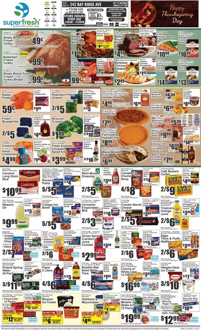 Weekly ad Super Fresh weekly ad from November 22 to December 6 2024 - Page 1