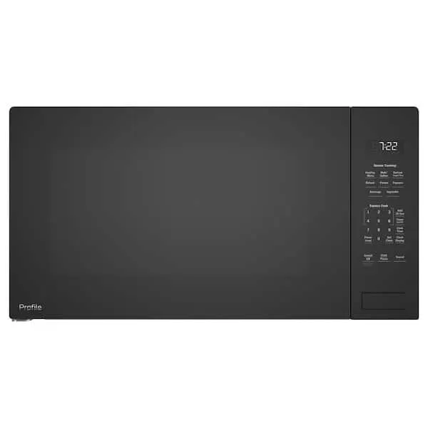 Profile 2.2 cu. ft. 1100-Watt Countertop Microwave in Black with Built -In Sensor
