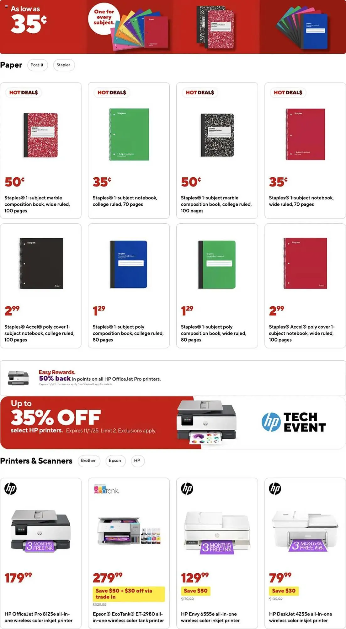 Weekly ad Staples Weekly Ad from August 26 to August 30 2025 - Page 4