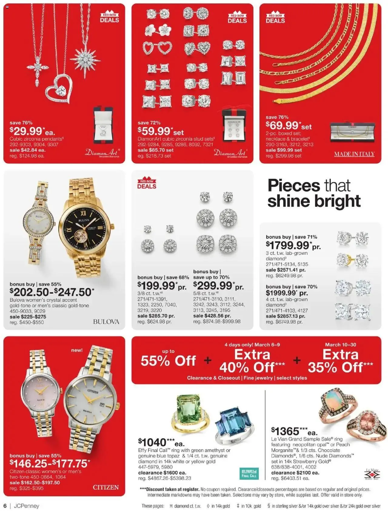 Weekly ad JCPenney Billion Dollar Jewelry Sale from March 6 to March 30 2025 - Page 5