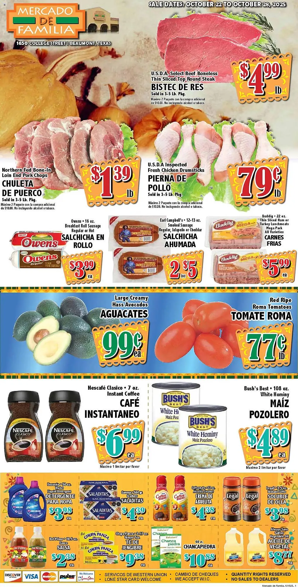 Weekly ad Market Basket weekly ad from October 22 to October 28 2025 - Page 1