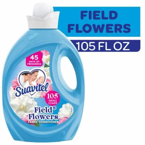 Suavitel Liquid Fabric Conditioner Laundry Fabric Softener Field Flowers Scent