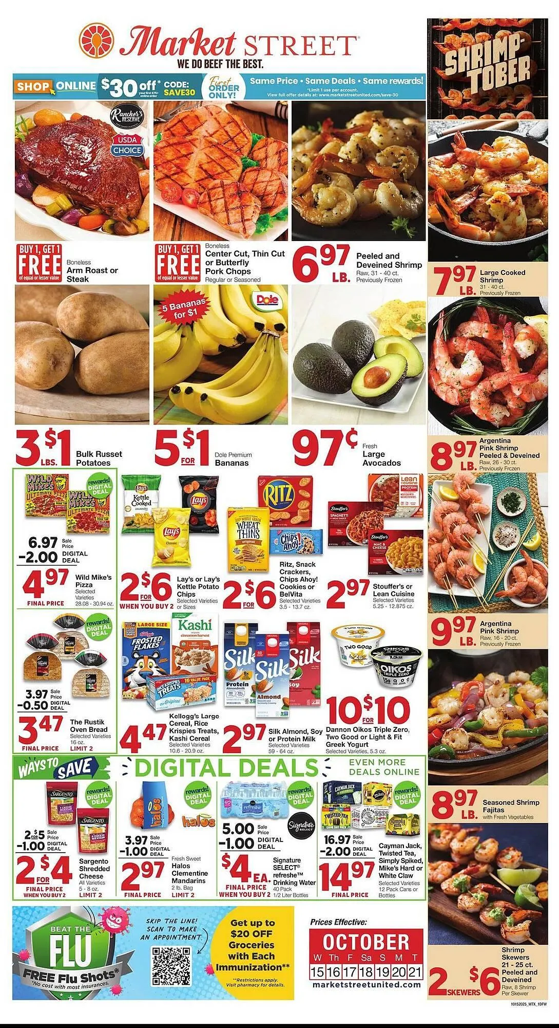 Weekly ad Market Street weekly ad from October 15 to October 21 2025 - Page 1
