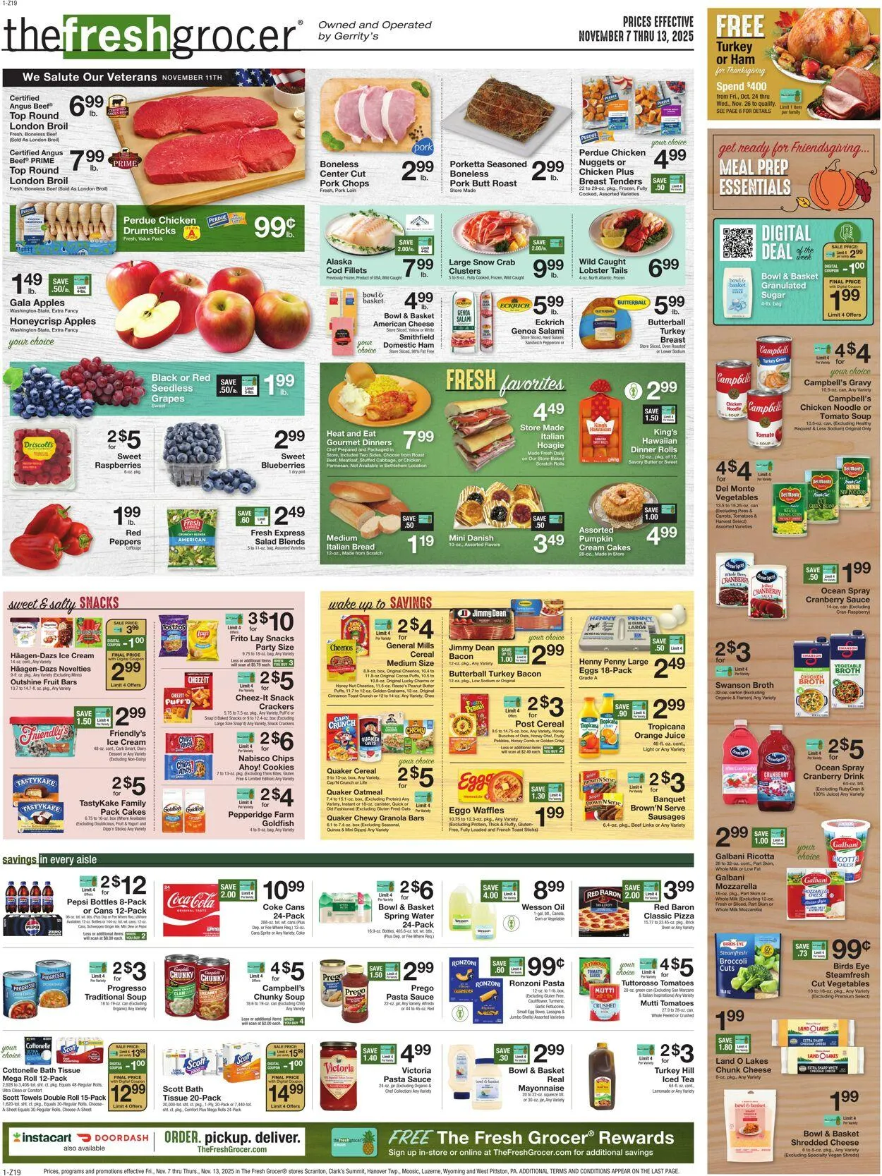 Weekly ad Gerrity's Supermarkets Current weekly ad from November 6 to November 13 2025 - Page 1