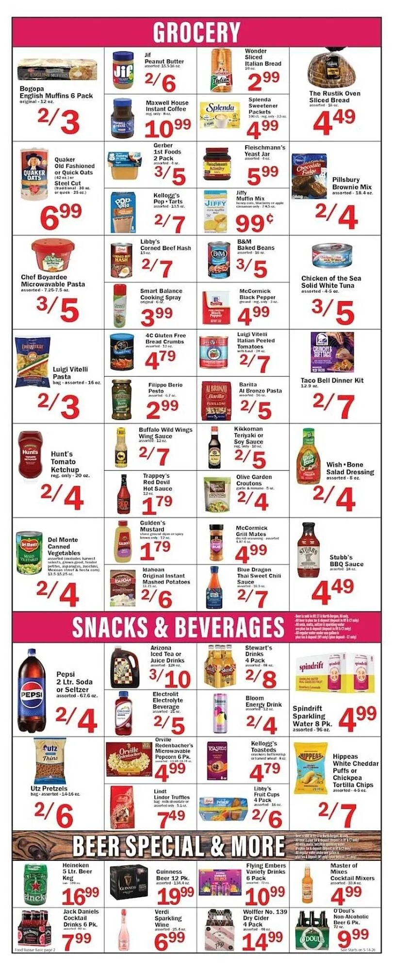 Weekly ad Food Bazaar circular from May 14 to May 20 2026 - Page 2