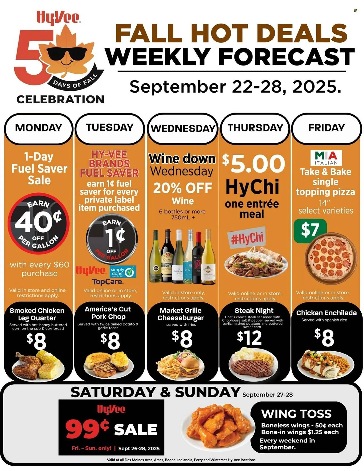 Weekly ad Hy-Vee weekly ad from September 22 to September 28 2025 - Page 1
