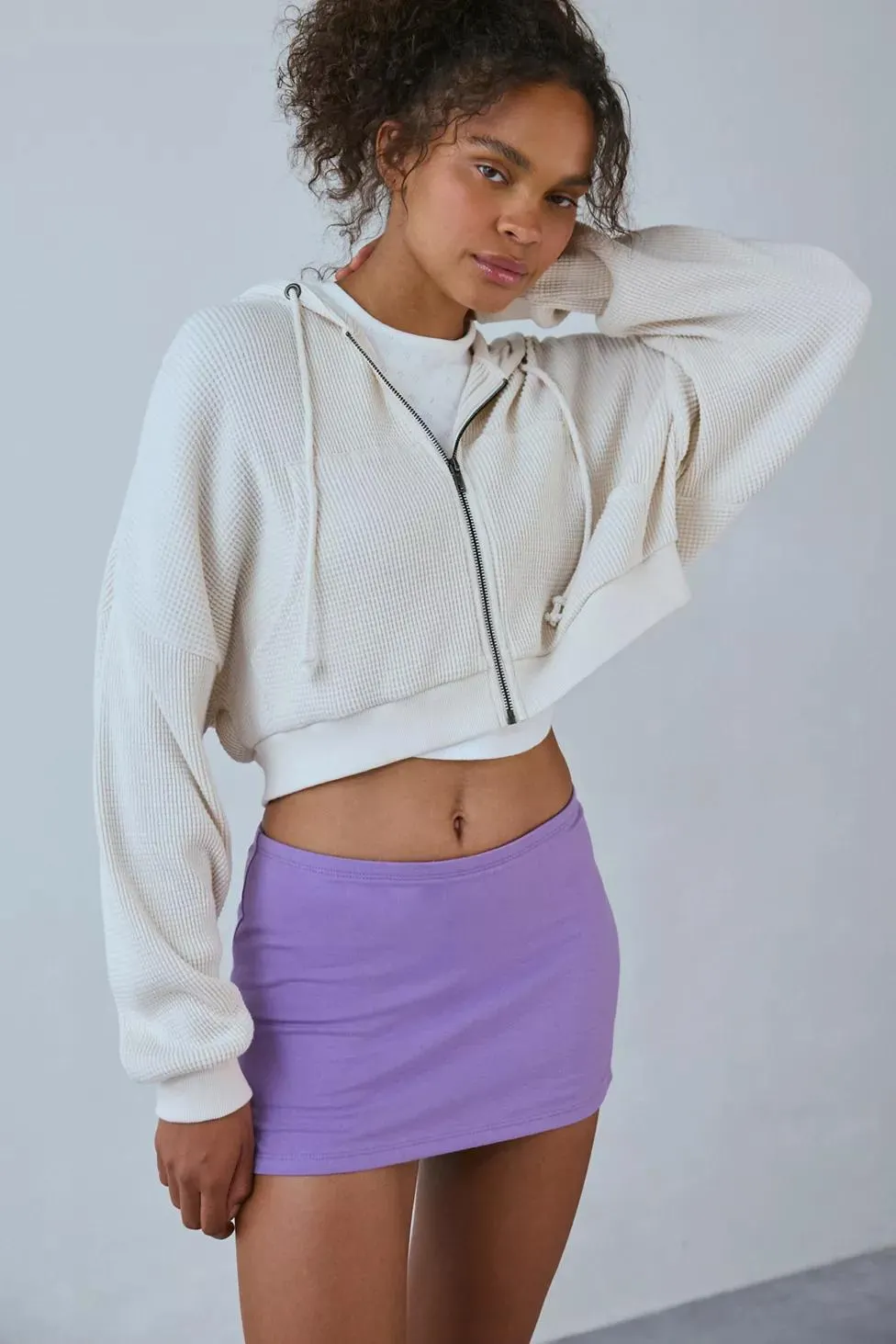 Out From Under Bec Fitted Low Rise Micro Mini Skort