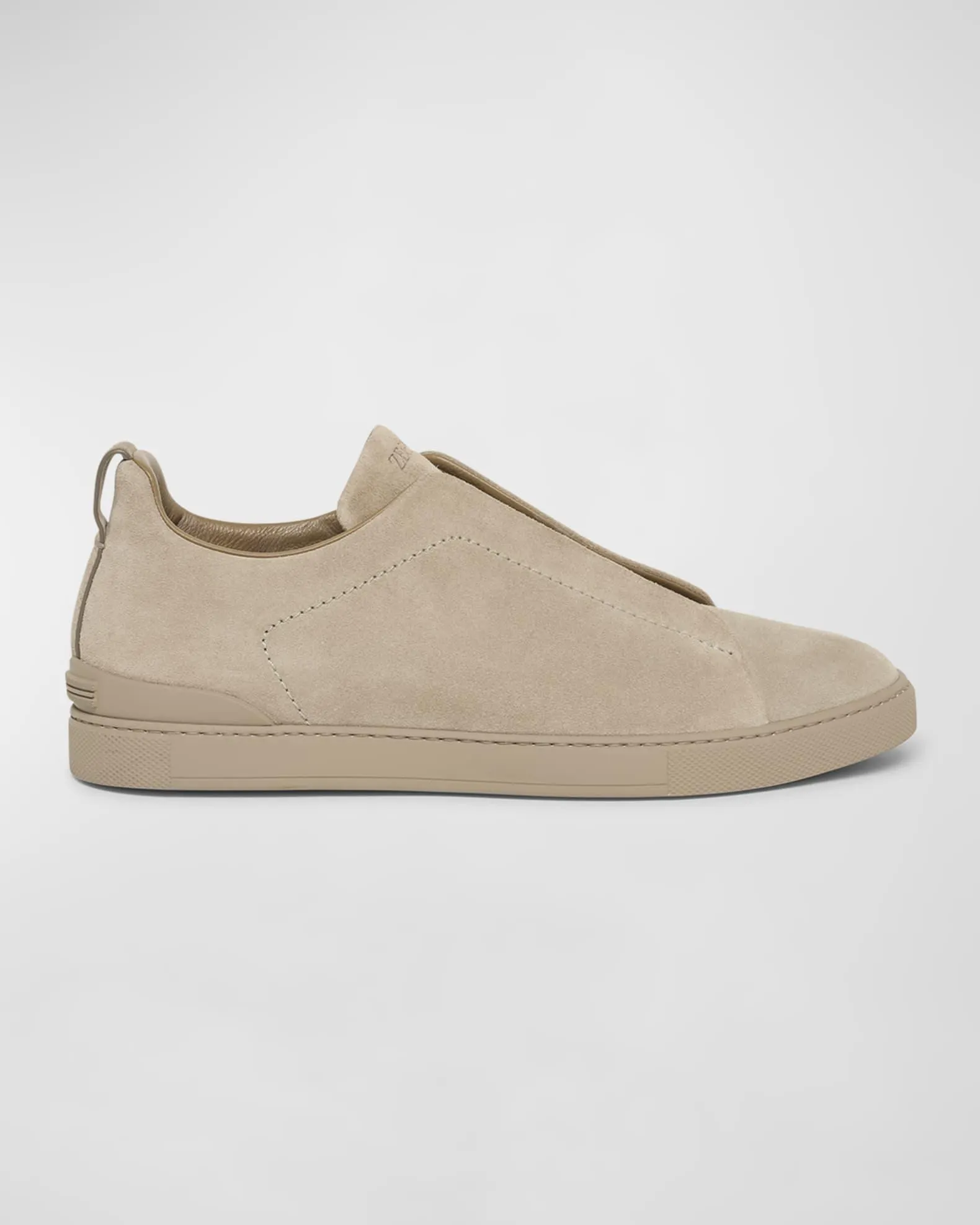 Men's Triple Stitch Suede Low-Top Sneakers