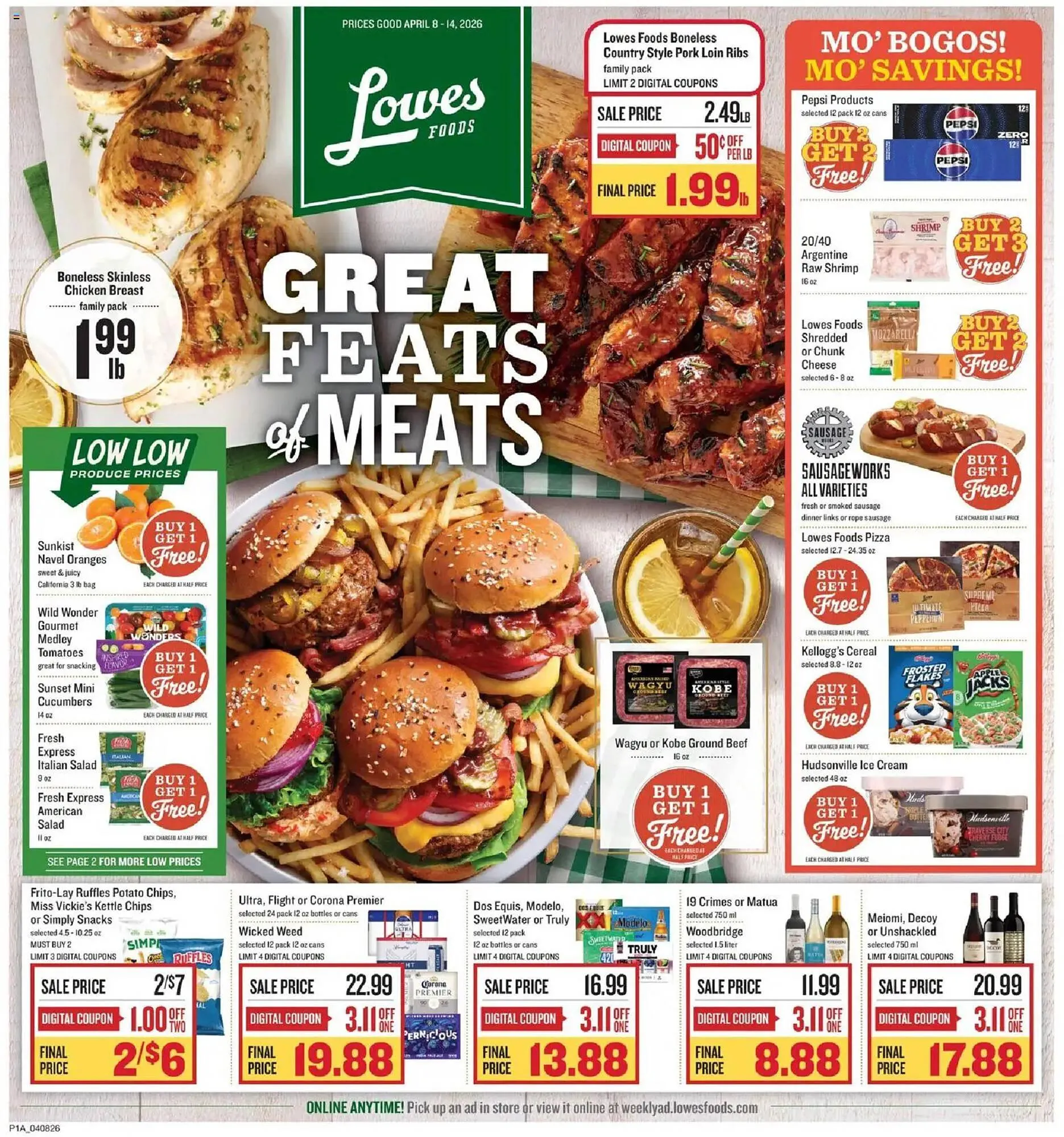 Weekly ad Lowes Foods weekly ad from April 8 to April 14 2026 - Page 1