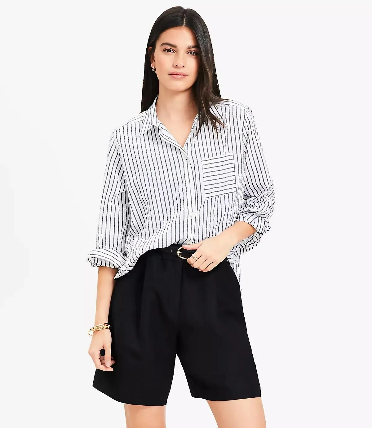 Dobby Everyday Relaxed Pocket Shirt