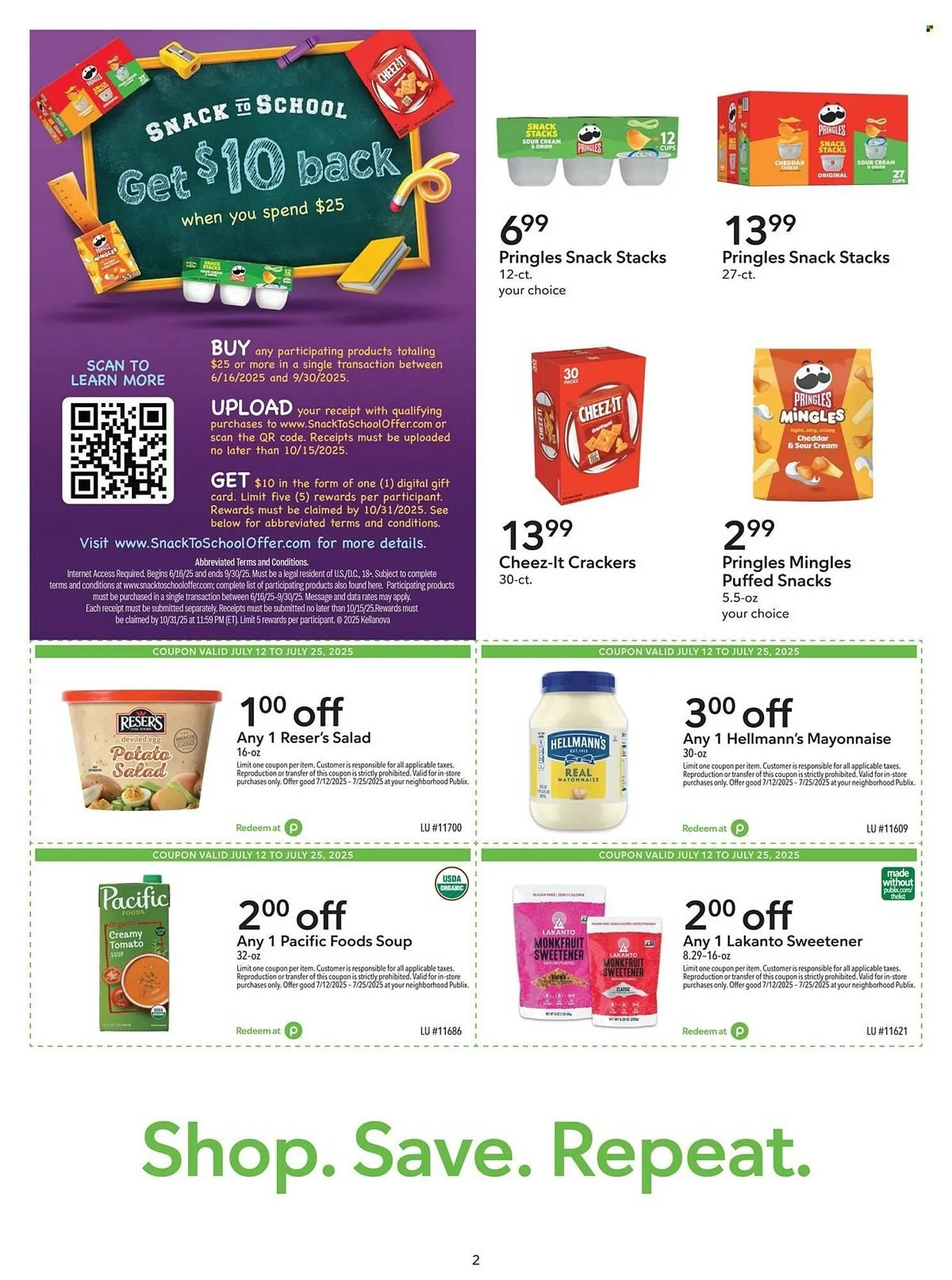 Weekly ad Publix Weekly Ad from July 12 to July 25 2025 - Page 2