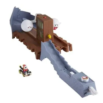 Hot Wheels Mario Kart Track Set Assortment 4 Different Tracks With Mario Kart Vehicles And Nemesis From Video Game