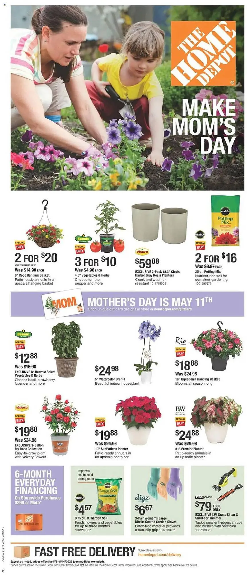 Weekly ad The Home Depot Weekly Ad from May 8 to May 14 2025 - Page 1